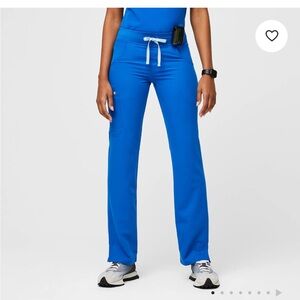 FIGS KADE ROYAL BLUE KADE STRAIGHT LEG SCRUB PANTS SIze xs